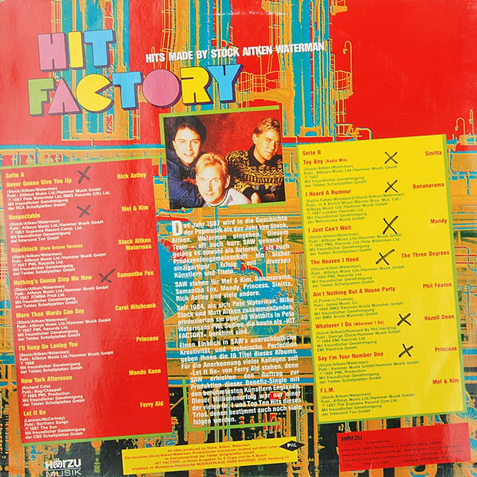 V.A. - Hit Factory - Hits Made By Stock Aitken Waterman