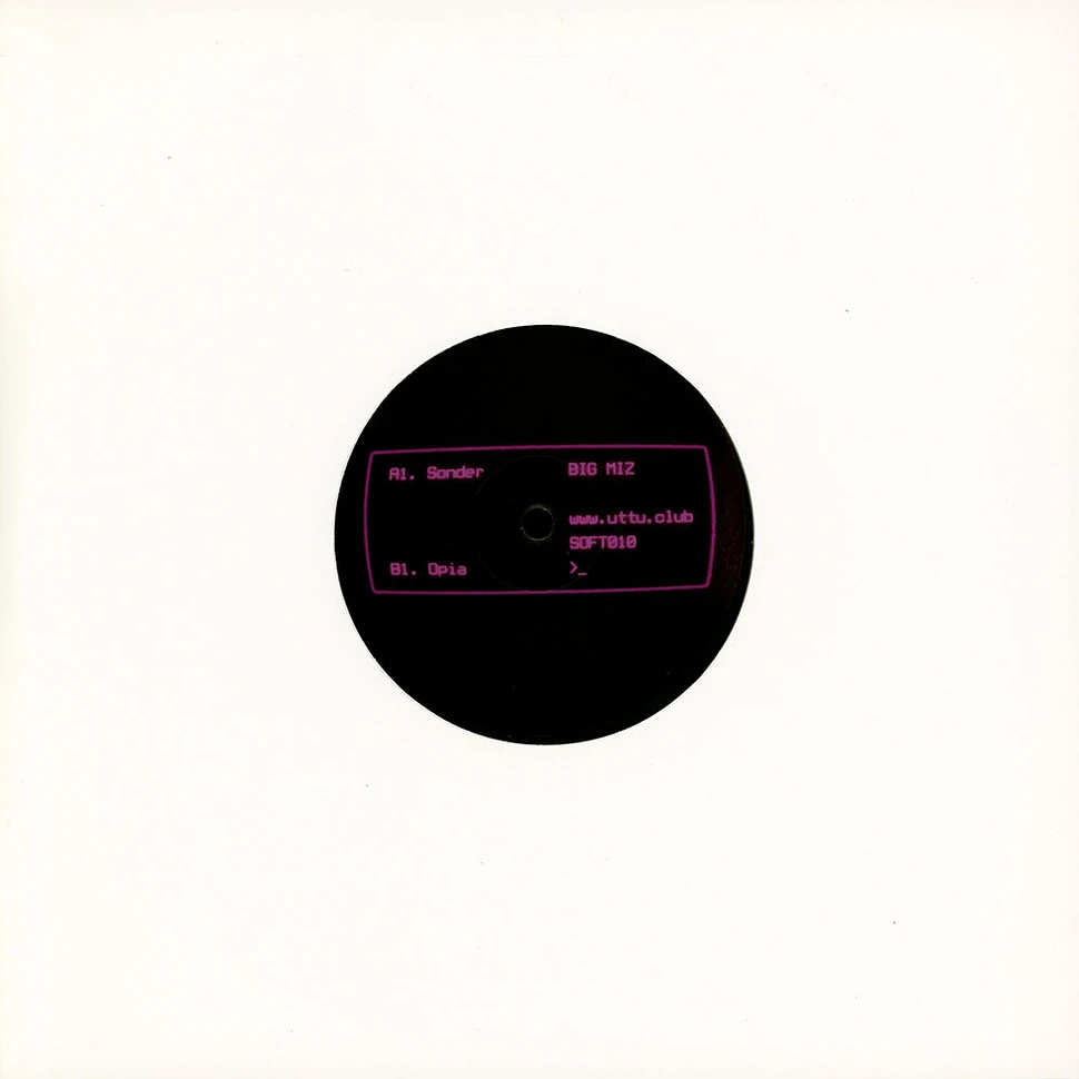 Big Miz - Sonder / Opia Transparent Vinyl Edition
