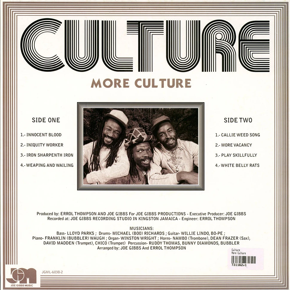 Culture - More Culture