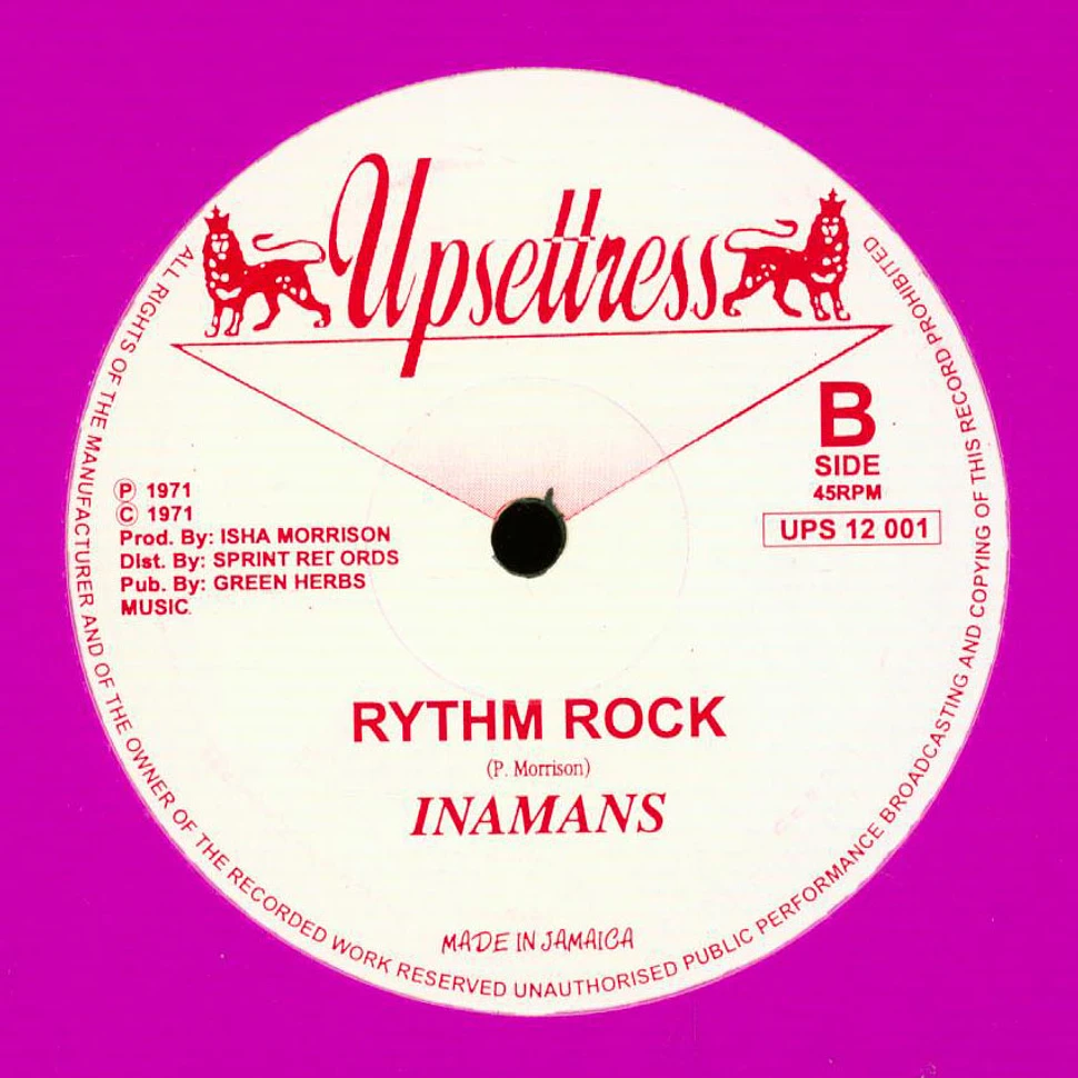 Winston Watson / Dillinger / Inamins - Dispensation / Lion Rock / Rhythm Rock Dub