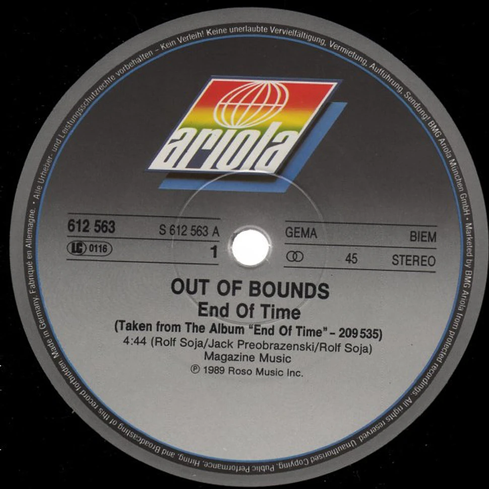 Out Of Bounds - End Of Time