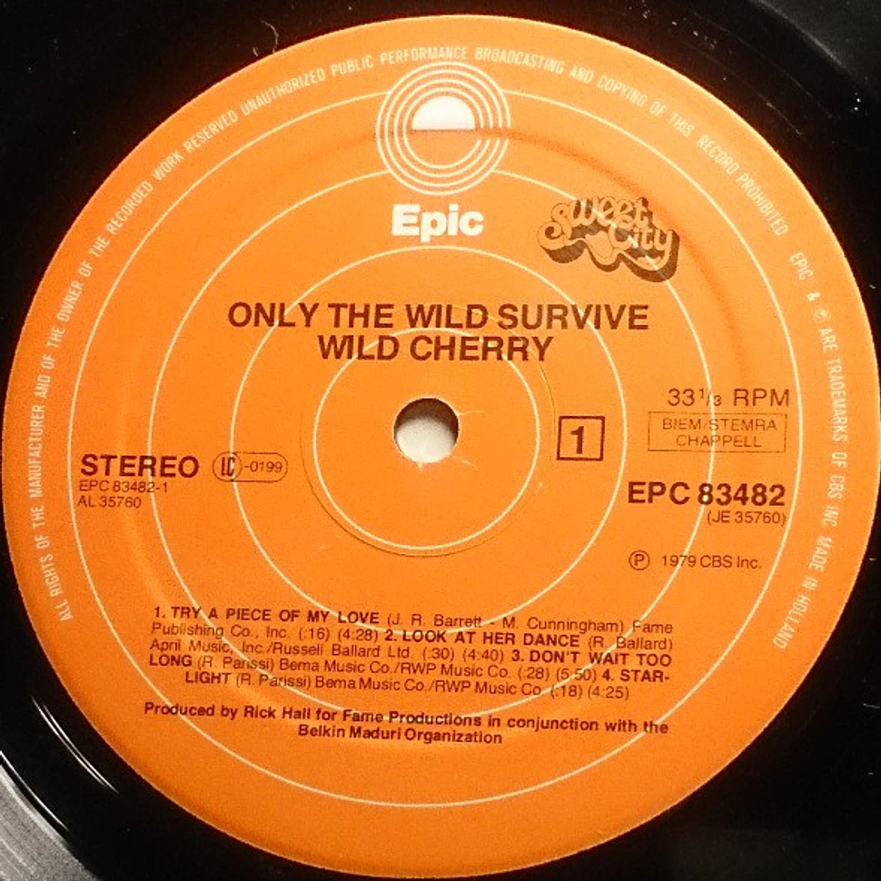 Wild Cherry - Only The Wild Survive