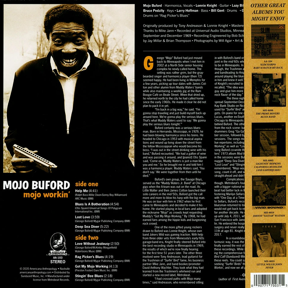 Mojo Buford - Mojo Workin