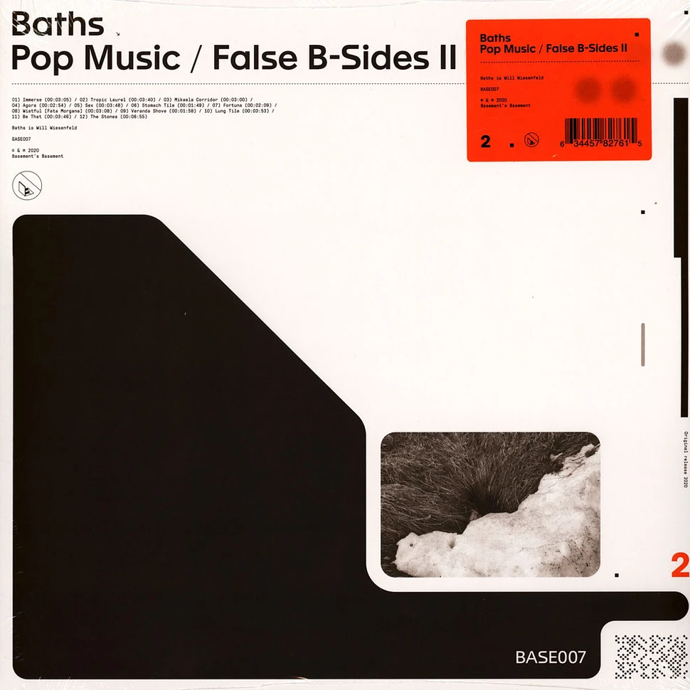 Baths - Pop Music / False B-Sides II Black Vinyl Edition