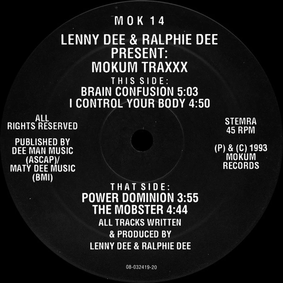 Lenny Dee & Ralphie Dee - Mokum Traxxx - Vinyl 12