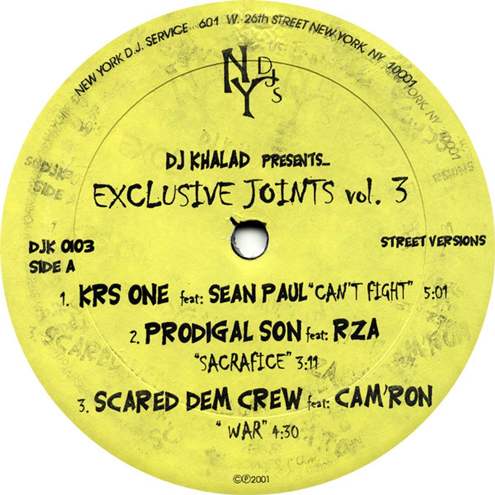 V.A. - DJ Khalad Presents Exclusive Joints Vol. 3