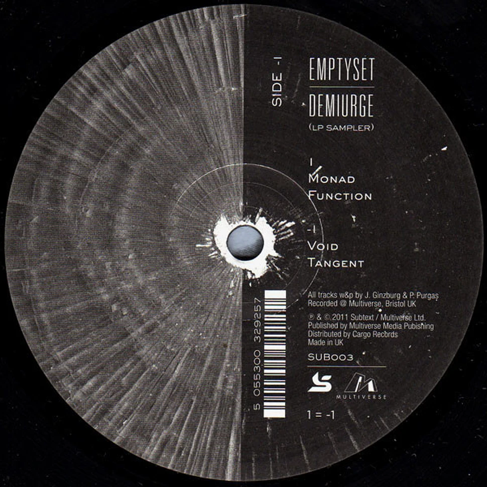 Emptyset - Demiurge LP Sampler
