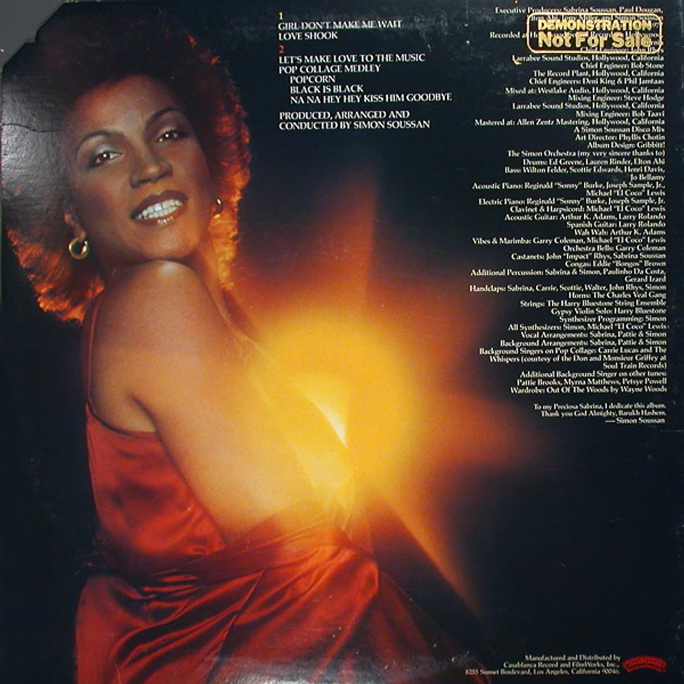 Pattie Brooks And The Simon Orchestra - Love Shook