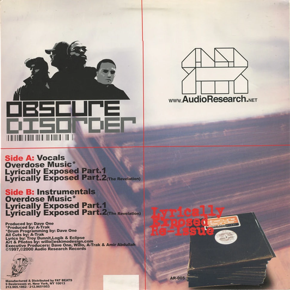 Obscure Disorder - Overdose Music / Lyrically Exposed
