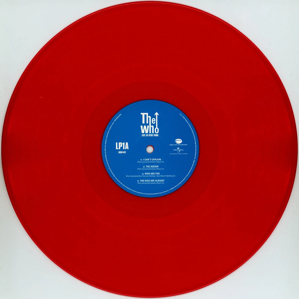 The Who - Live In Hyde Park, London 2015 Colored Vinyl Edition