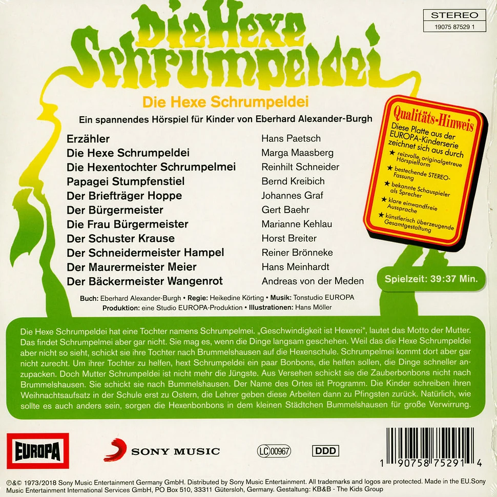Die Hexe Schrumpeldei - 001/Die Hexe Schrumpeldei Picture Disc