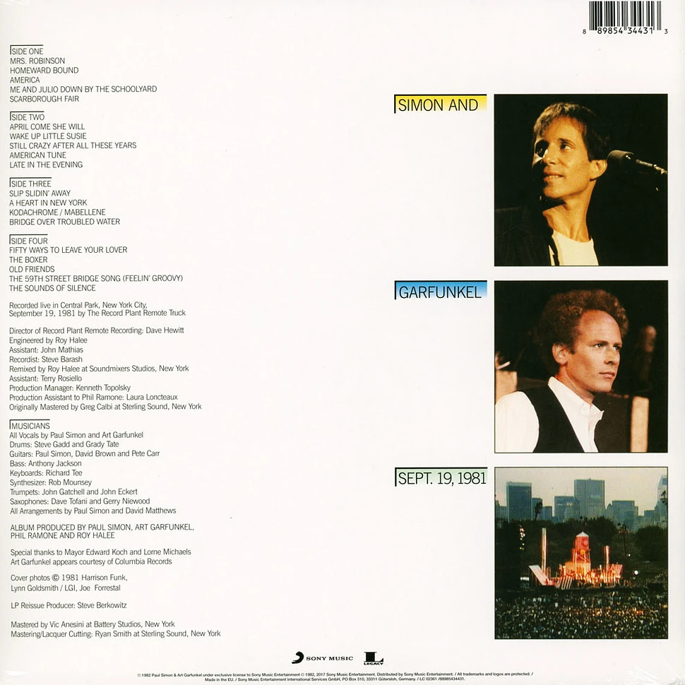 Simon & Garfunkel - The Concert In Central Park Live
