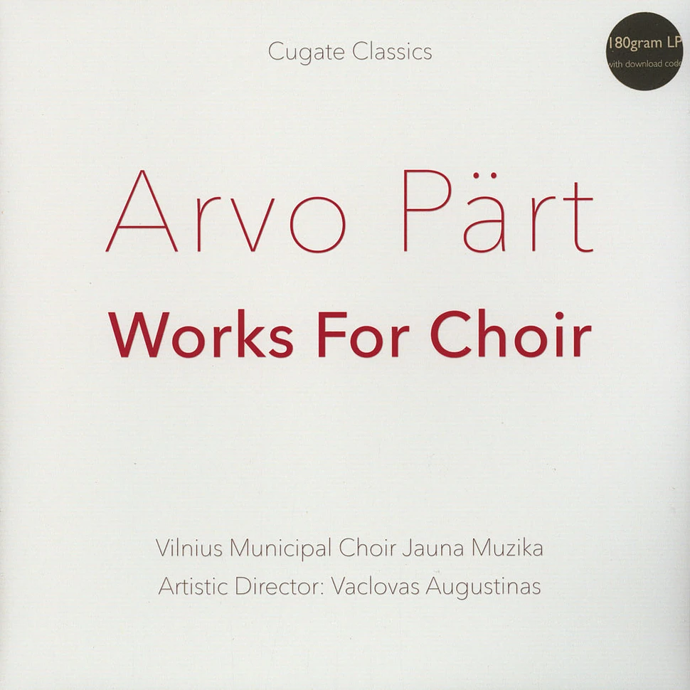 Arvo Pärt - Works For Choir