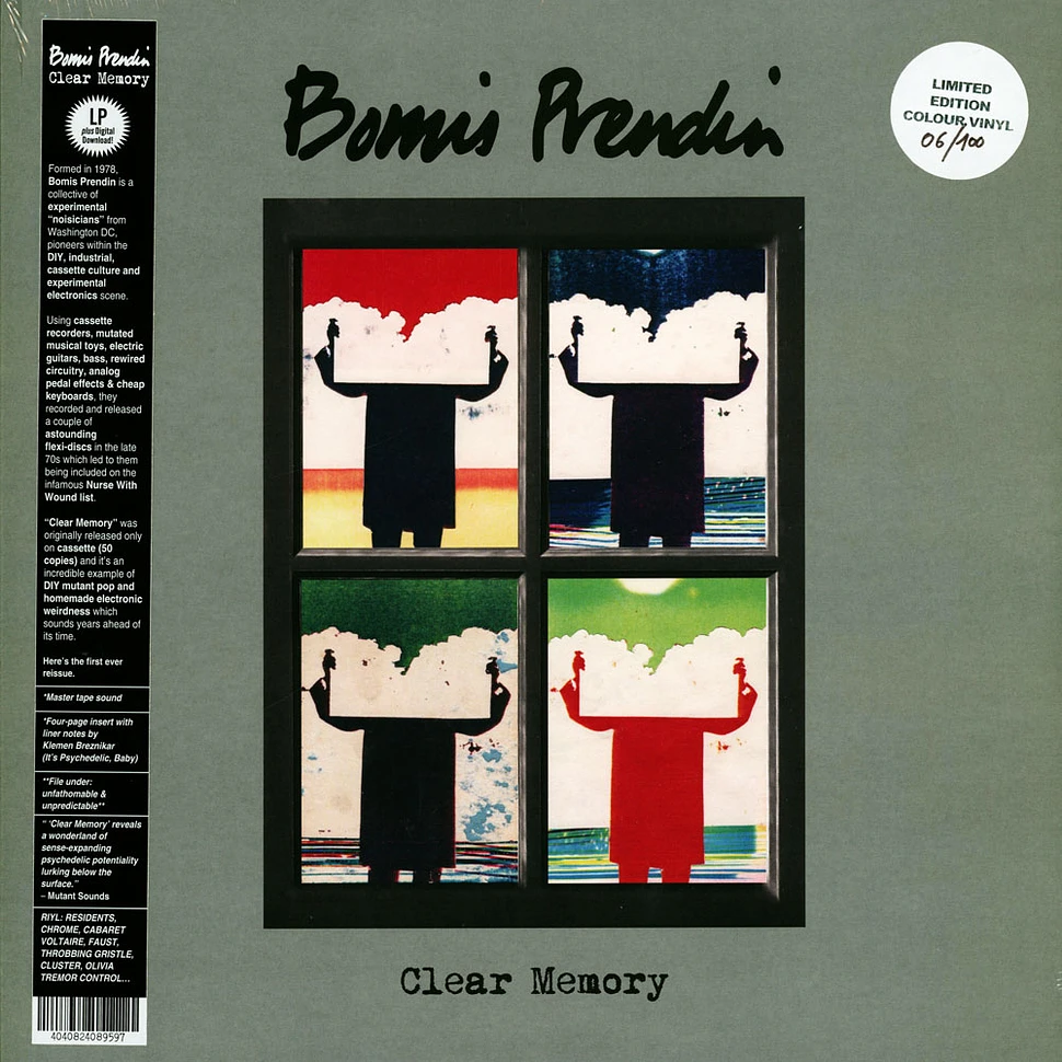 Bomis Prendin - Clear Memory Clear Vinyl Edition
