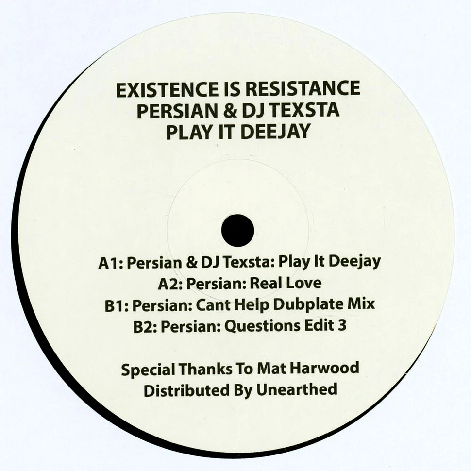 Persian & DJ Texsta - Play It Deejay
