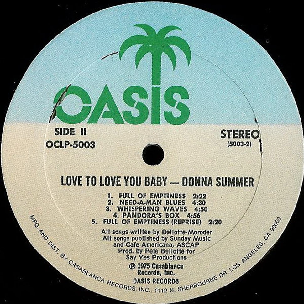 Donna Summer - Love To Love You Baby