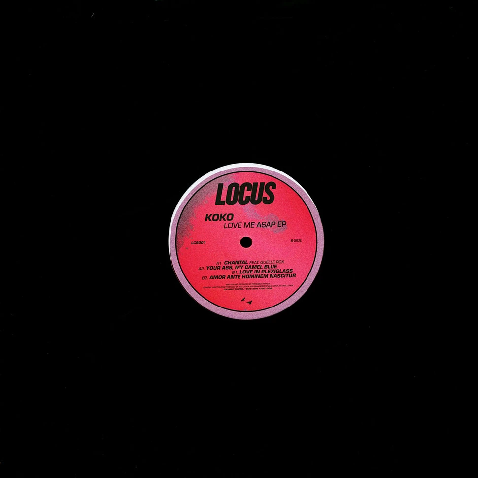 Koko - Love Me Asap EP Red Transparent Vinyl Edition