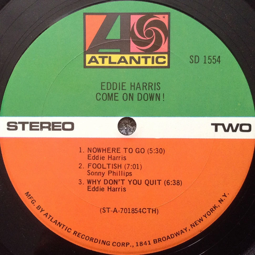 Eddie Harris - Come On Down!