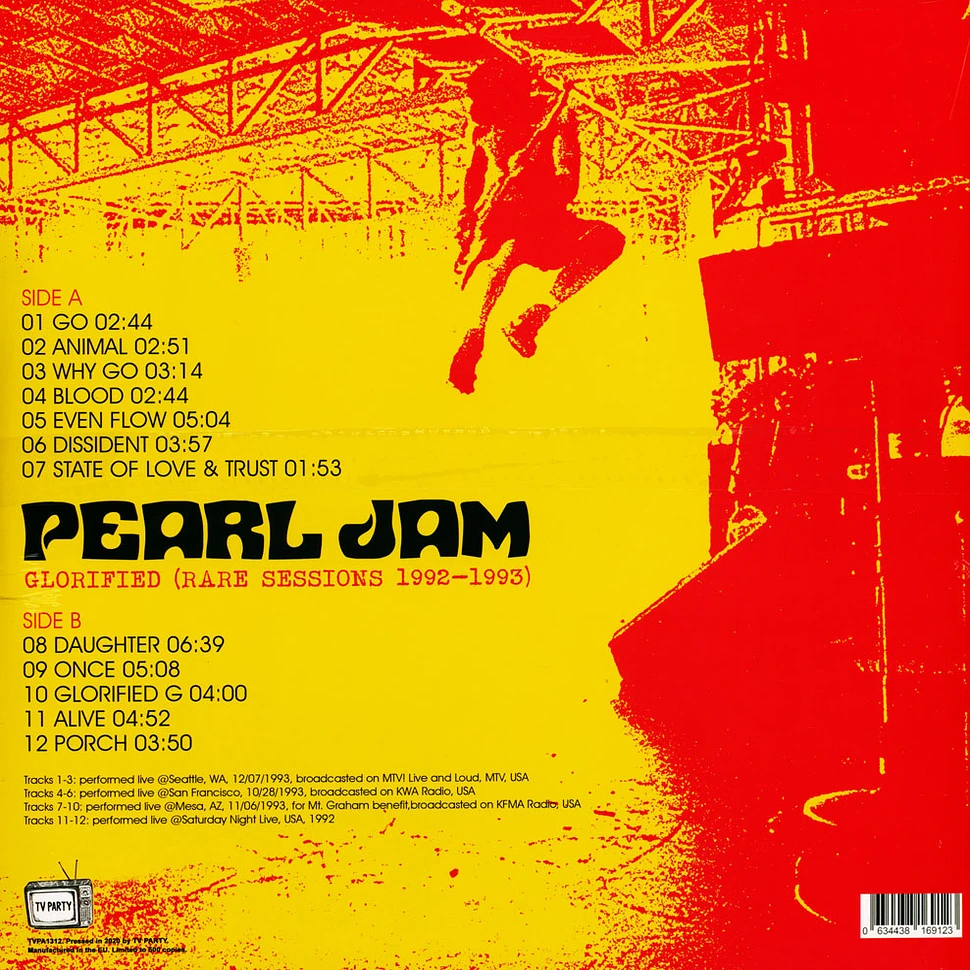 Pearl Jam - Glorified Rare Sessions 1992-1993