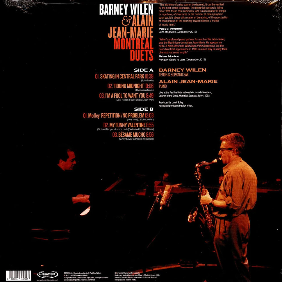 Barney Wilen / Alain Jean-Marie - Montreal Duets