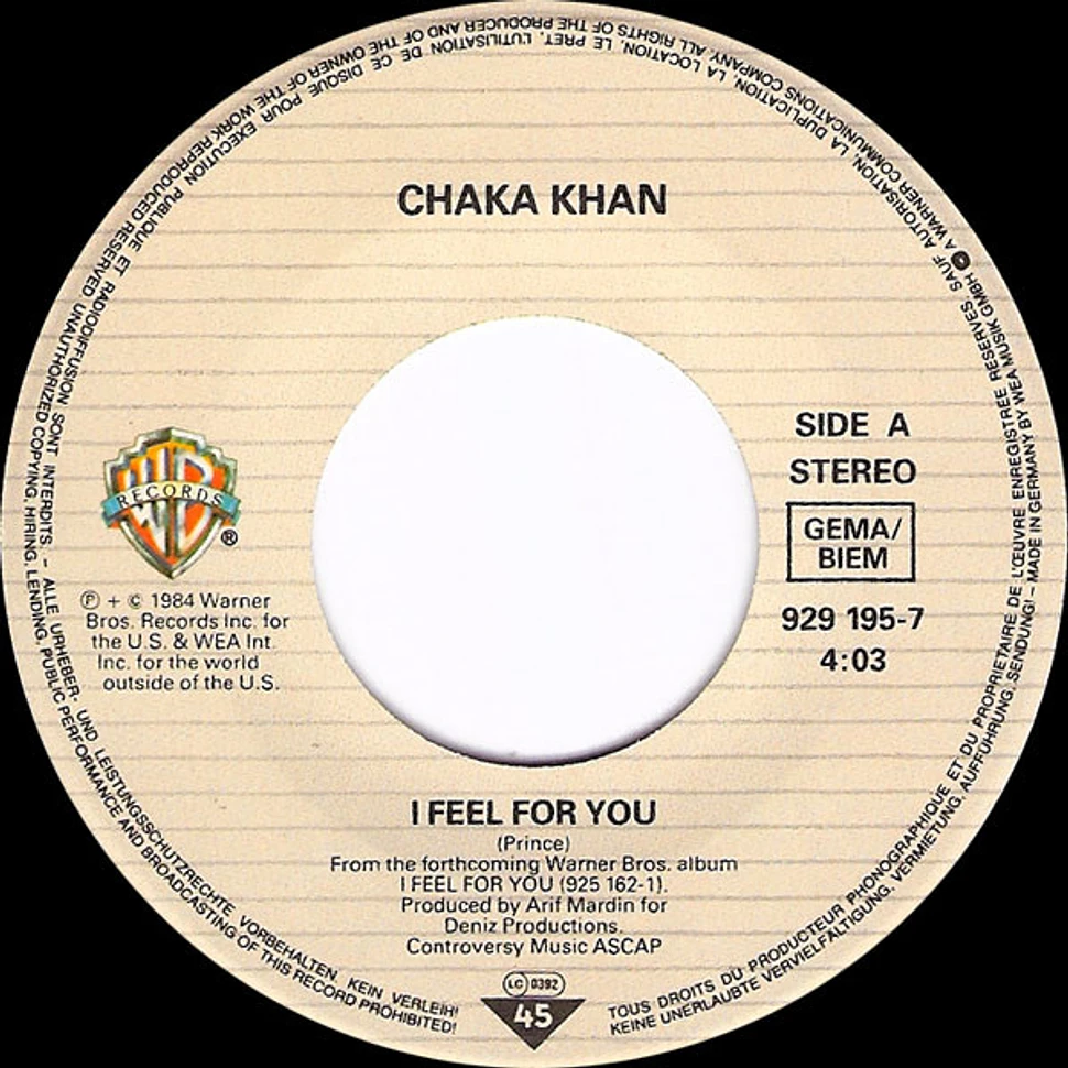 Chaka Khan - I Feel For You