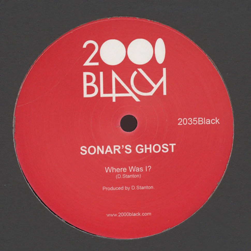 Sonar's Ghost - Where Was I?