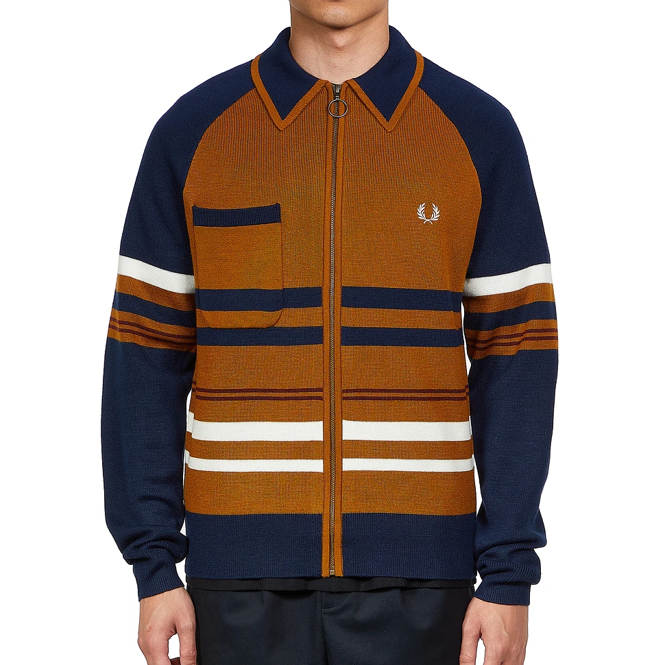Fred Perry x Nicholas Daley - Knitted Zip Through Shirt