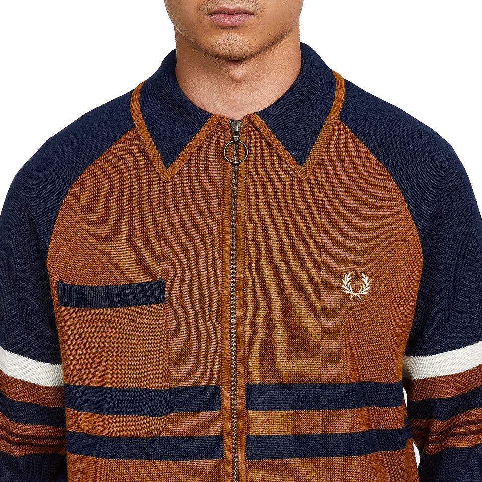 Fred Perry x Nicholas Daley - Knitted Zip Through Shirt