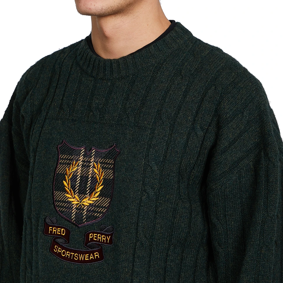 Fred Perry - Shield Cable Knit Jumper