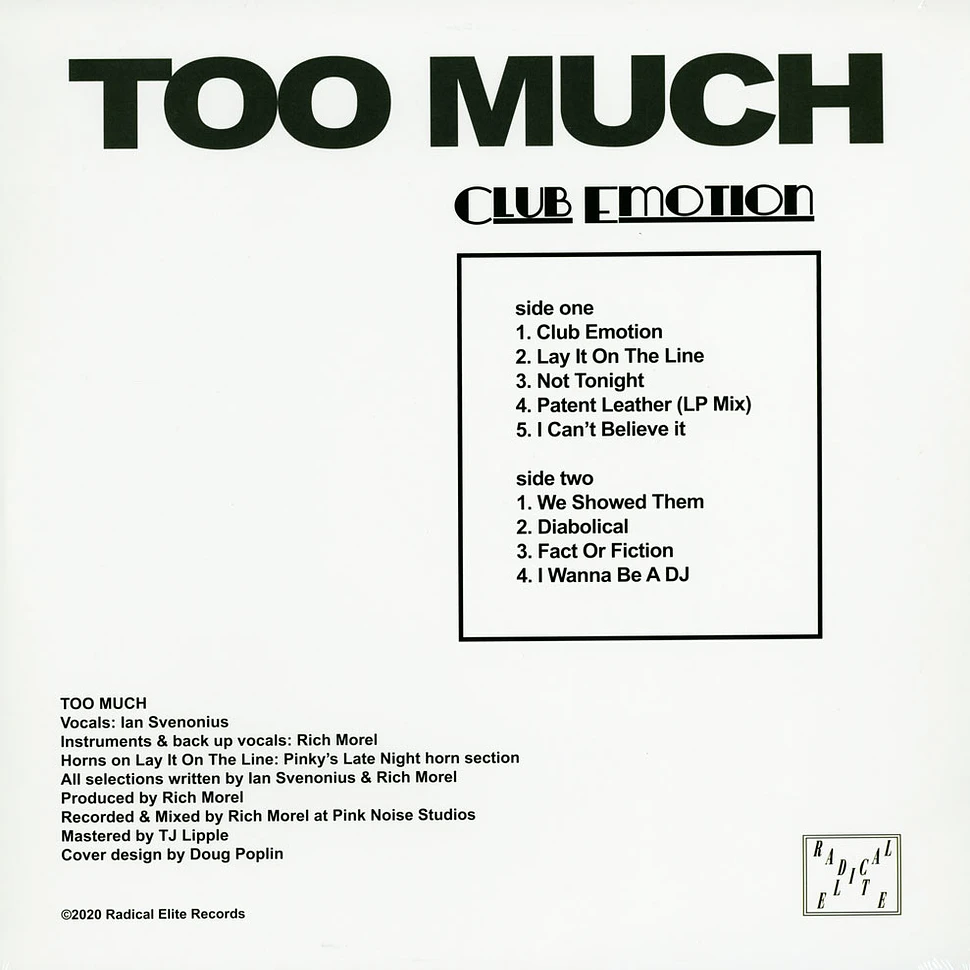 Too Much - Club Emotion