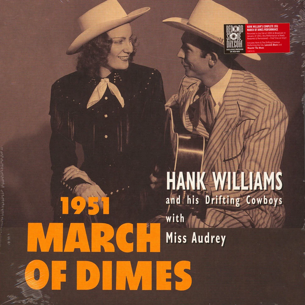 Hank Williams - March Of Dimes Red Record Store Day 2020 Edition