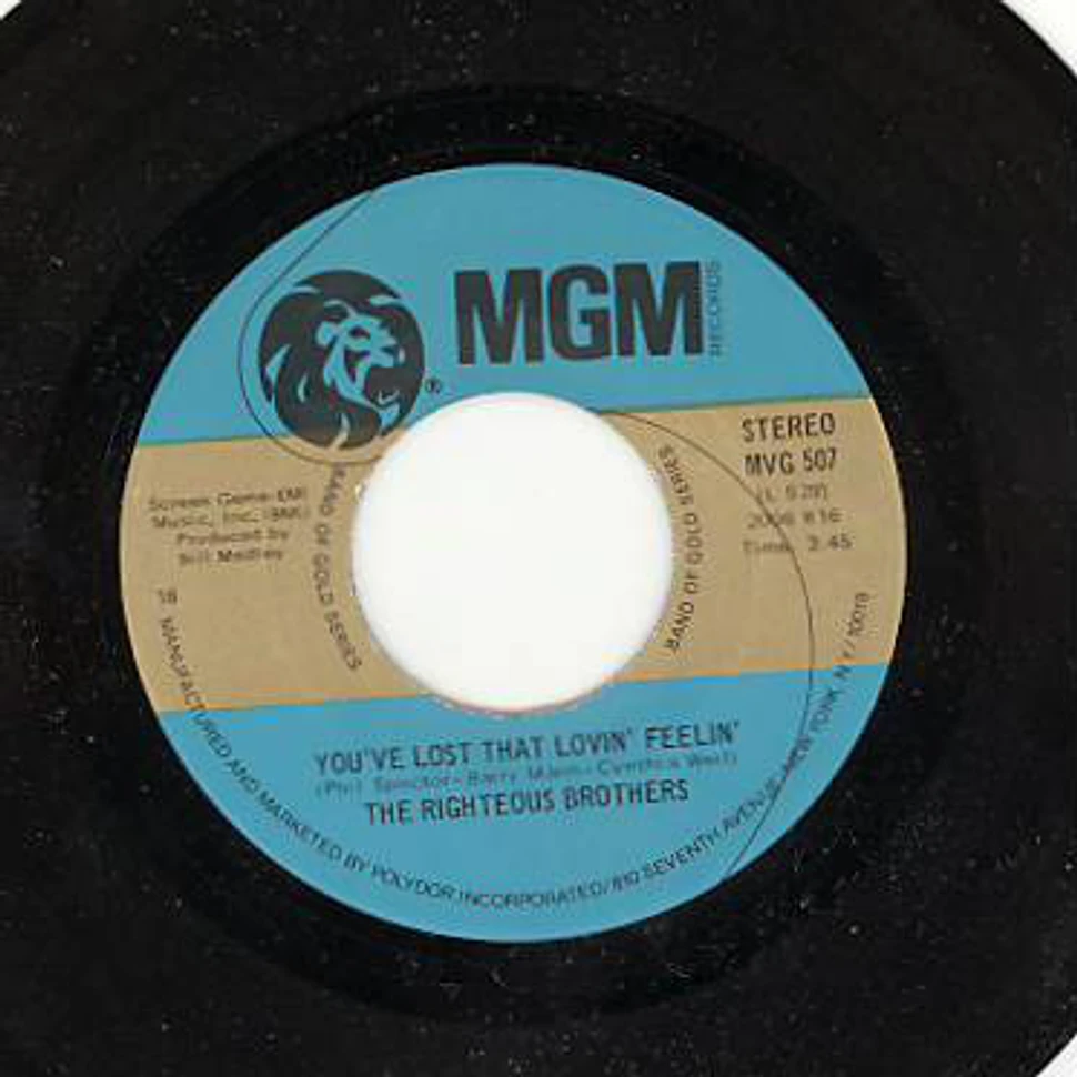 The Righteous Brothers - You've Lost That Lovin' Feelin' / (You're My) Soul And Inspiration