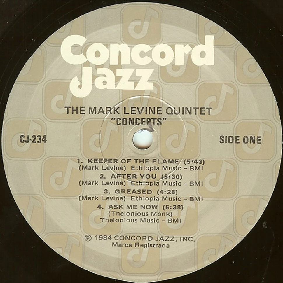 Mark Levine Quintet - Concepts