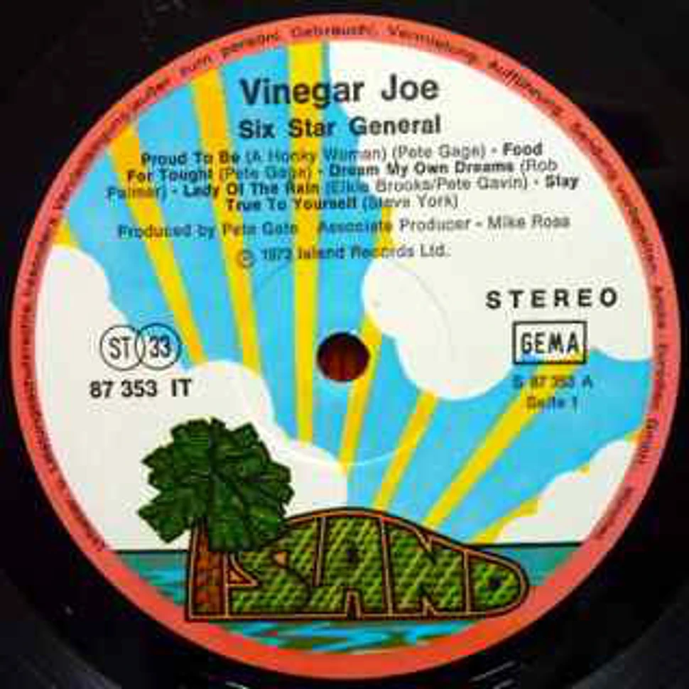 Vinegar Joe - Six Star General