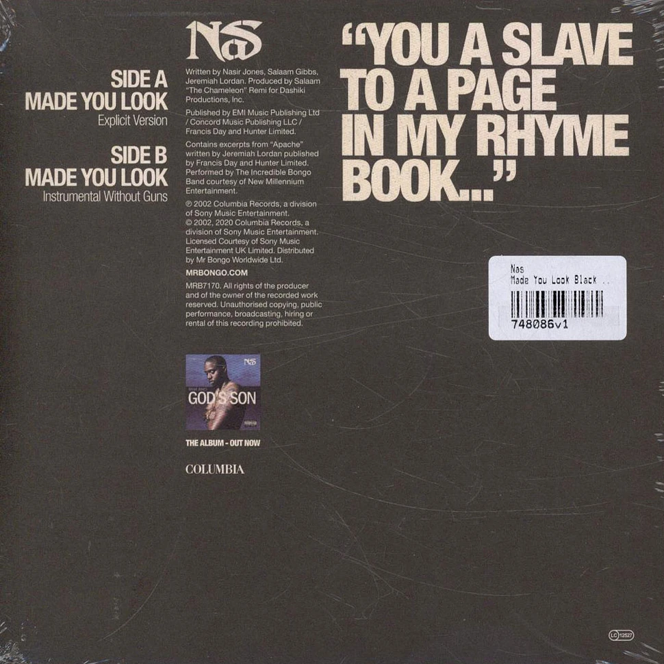 Nas - Made You Look Black Vinyl Edition