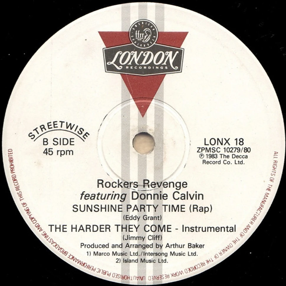 Rockers Revenge Featuring Donnie Calvin - The Harder They Come