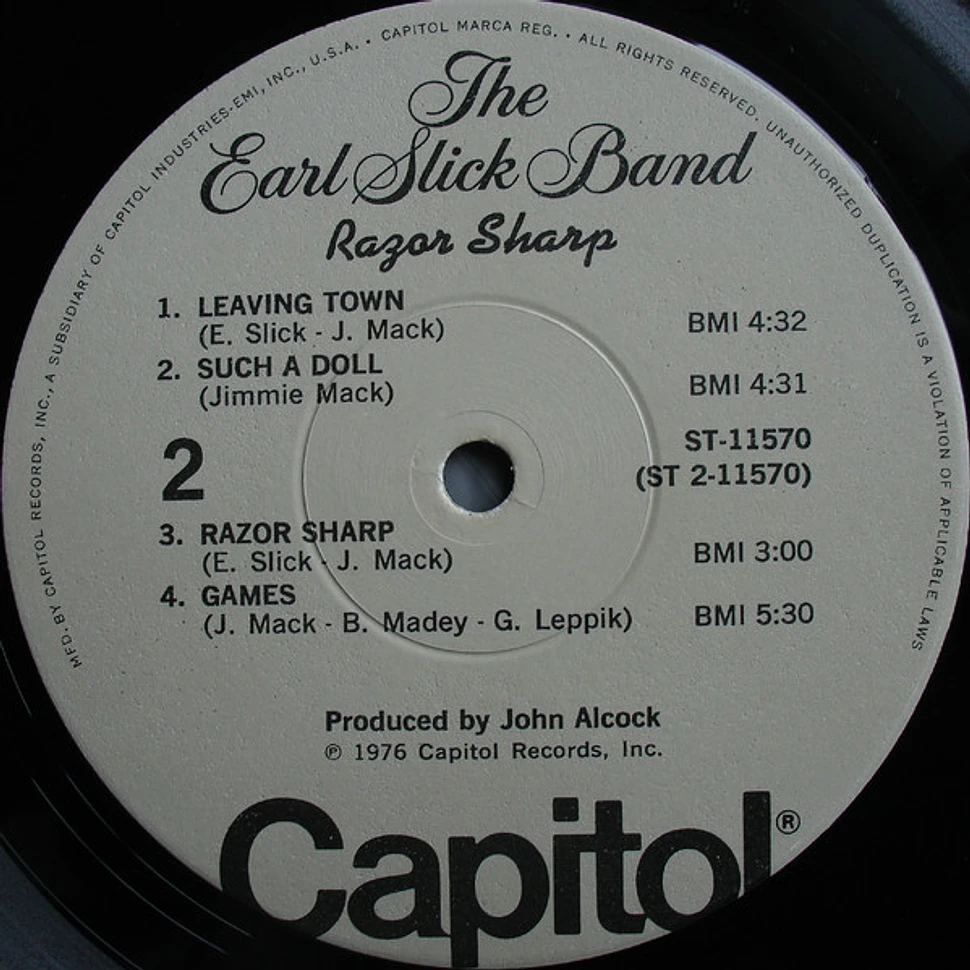 The Earl Slick Band - Razor Sharp