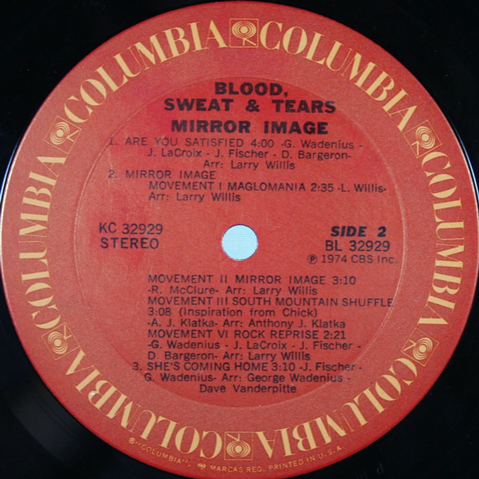 Blood, Sweat And Tears - Mirror Image