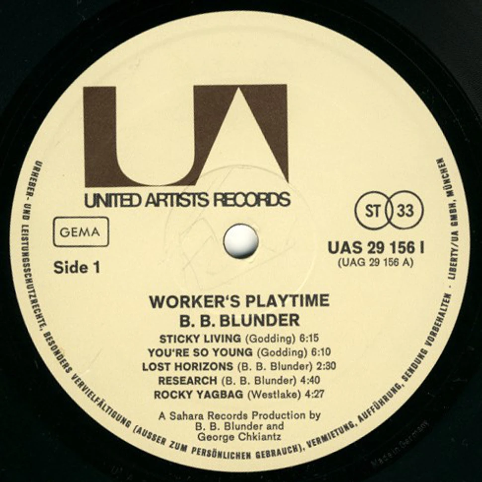 B.B. Blunder - Workers' Playtime
