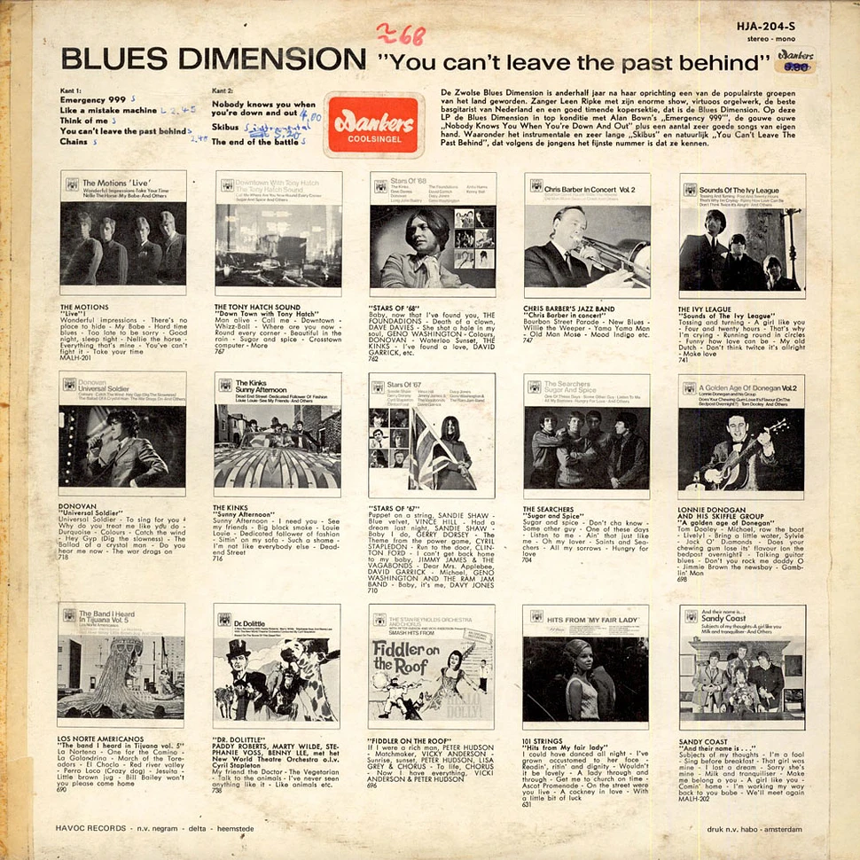Blues Dimension - You Can't Leave The Past Behind