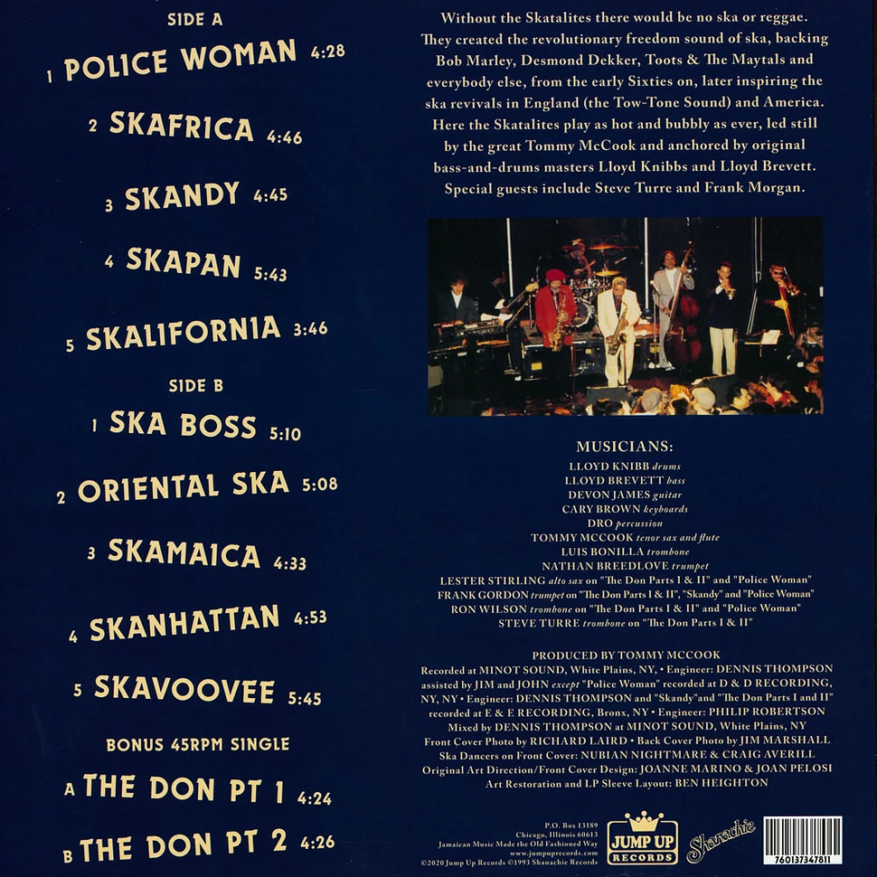 The Skatalites - Ska Voovee Blue Vinyl Edition