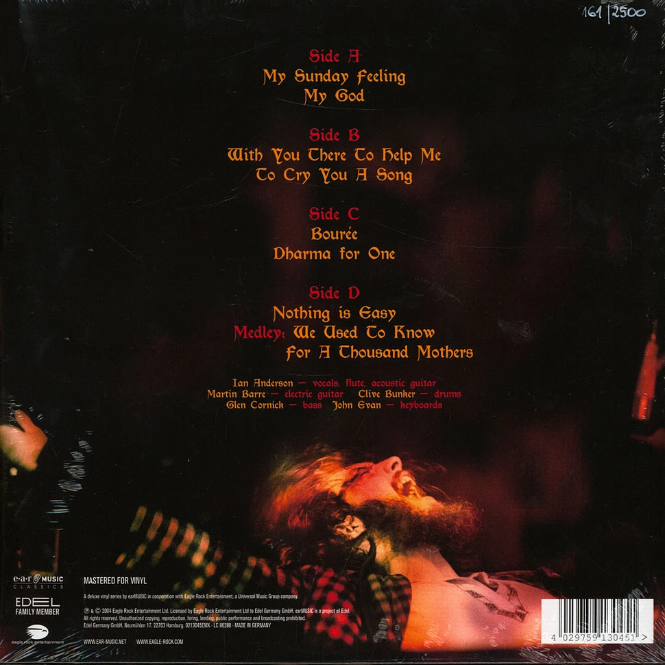 Jethro Tull - Nothing Is Easy - Live At The Isle Of Wight 1970 Record Store Day 2020 Edition
