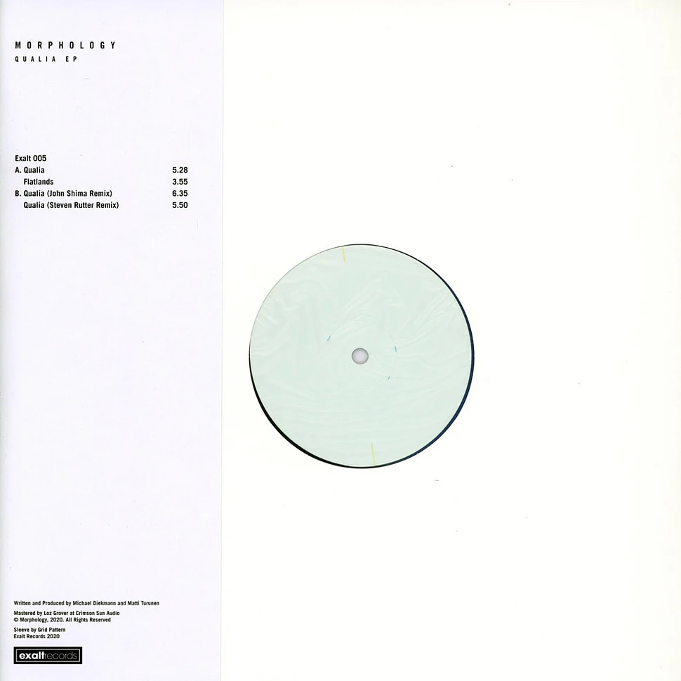 Morphology - Qualia Transparent Blue Vinyl Edition