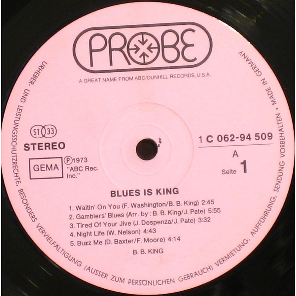 B.B. King - Blues Is King