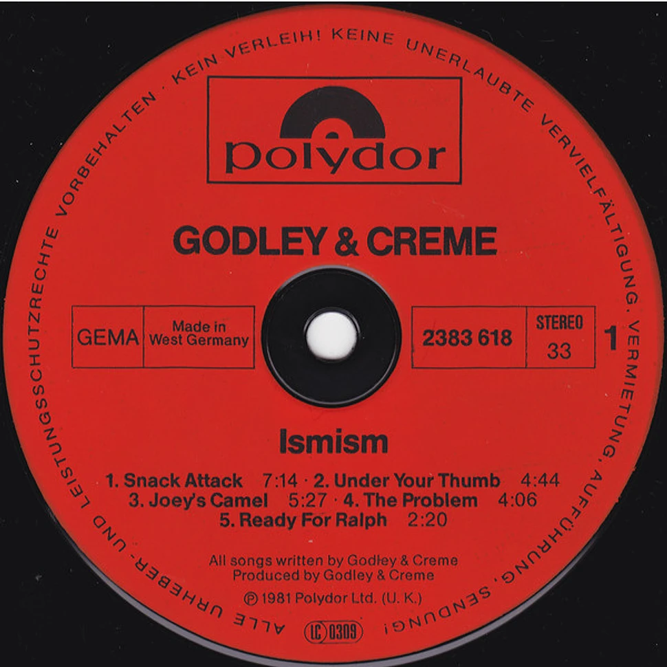 Godley & Creme - Ismism