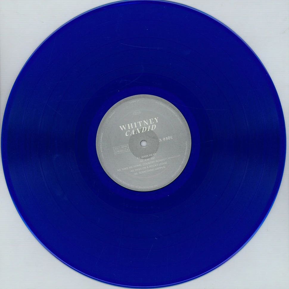 Whitney - Candid Clear Blue Vinyl Edition