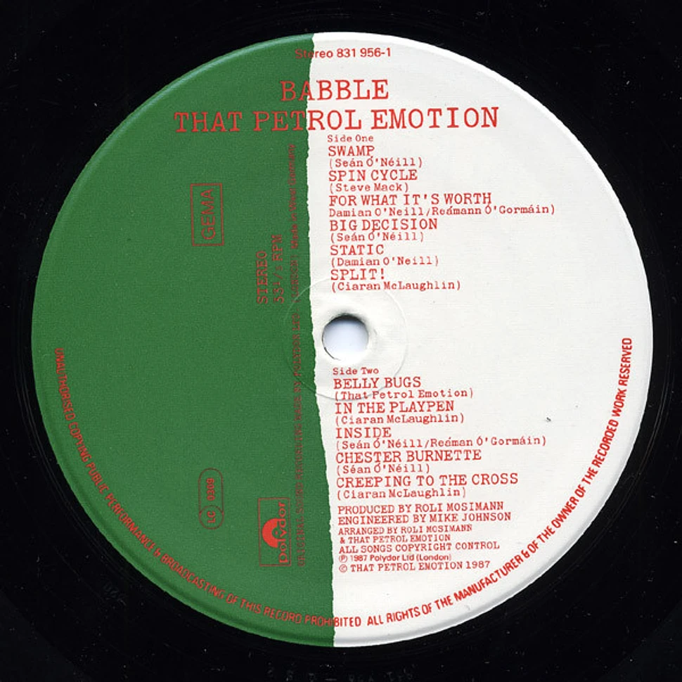 That Petrol Emotion - Babble