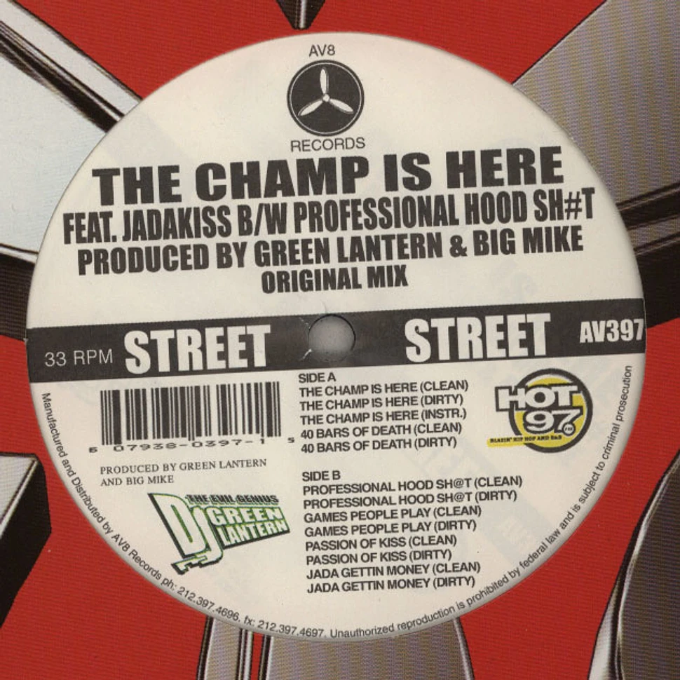 DJ Green Lantern & Big Mike Feat. Jadakiss - The Champ Is Here