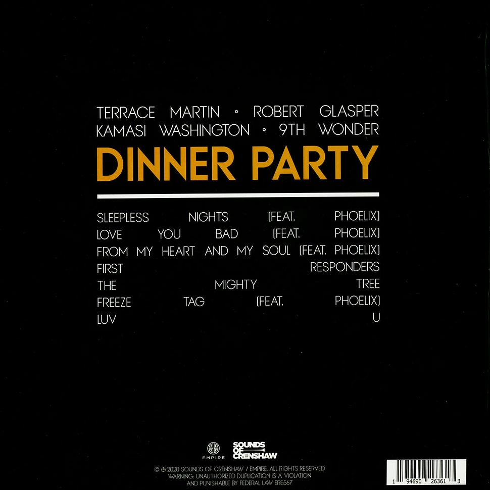 Dinner Party (Terrace Martin, Robert Glasper, 9th Wonder, Kamasi Washington) - Dinner Party EP Black Vinyl Edition