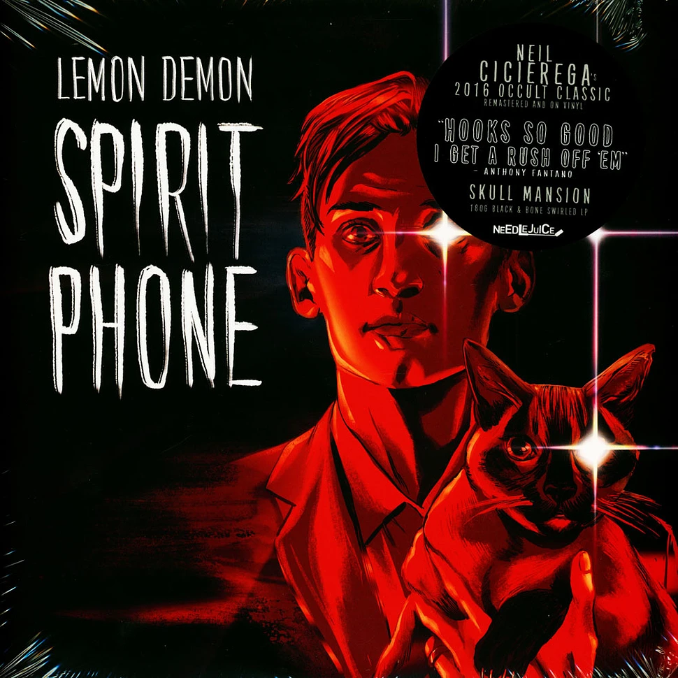 Lemon Demon - Spirit Phone - Black & Bone Swirled Edition